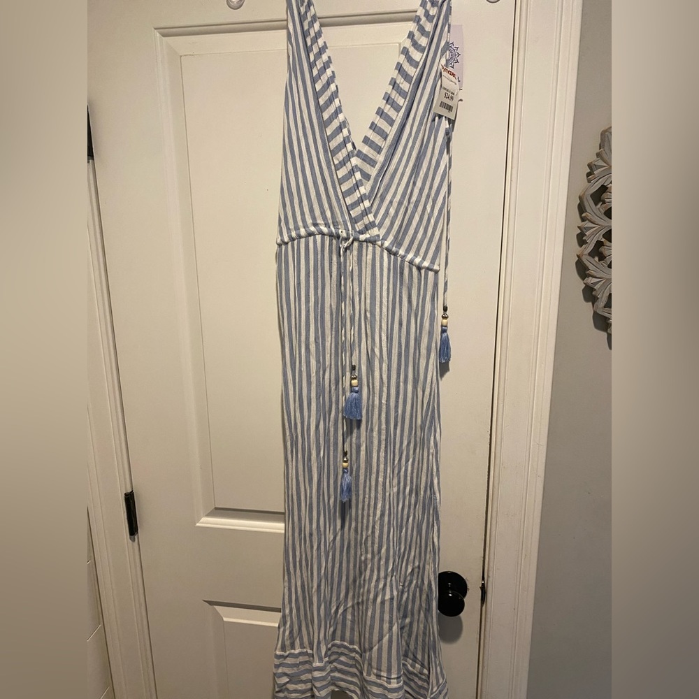 Blue Island cover up or dress NWT S